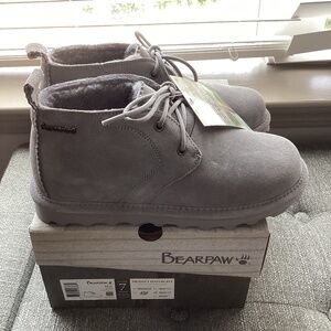 BEARPAW Skye Genuine Shearling Lined Suede Chukka Boot (Women) 7M